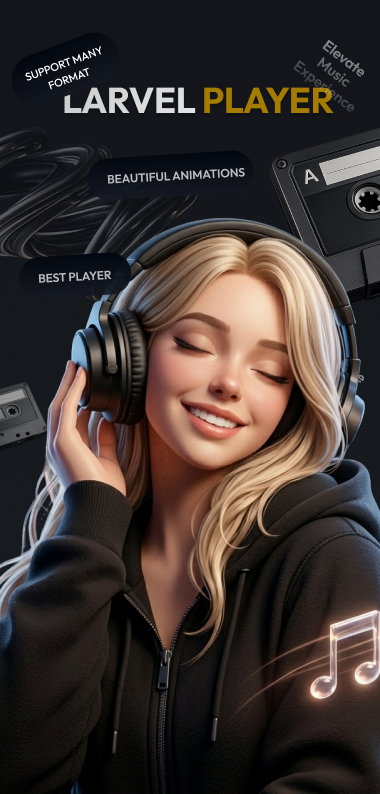 Larvel Player on Android, screenshot 1 of 7 from the Google Play listing