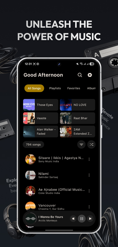 Larvel Player on Android, screenshot 2 of 7 from the Google Play listing